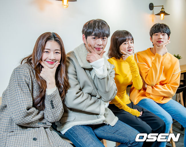 배우 진예주(왼쪽부터), 정희영, 박시안, 문상민 플레이리스트 '크리스마스가 싫은 네가지 이유' 드라마 인터뷰. /rumi@osen.co.kr