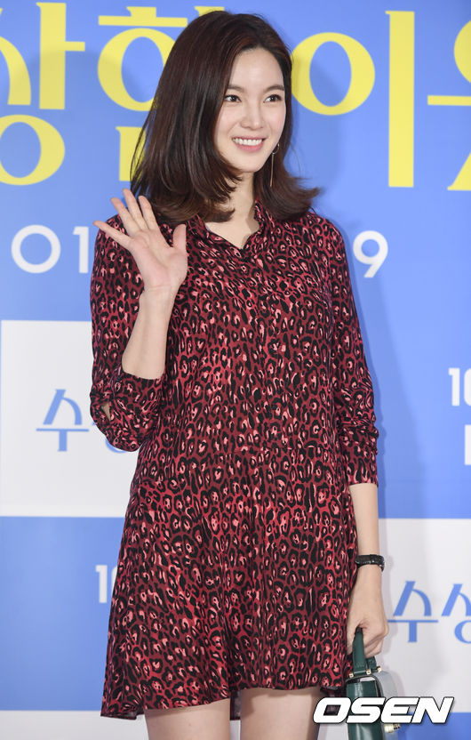 배우 정가은이 포토타임을 하고 있다./ksl0919@osen.co.kr