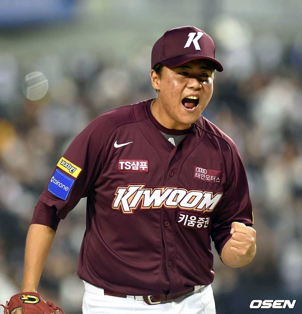 키움 이영준이 환호하고 있다. /spjj@osen.co.kr