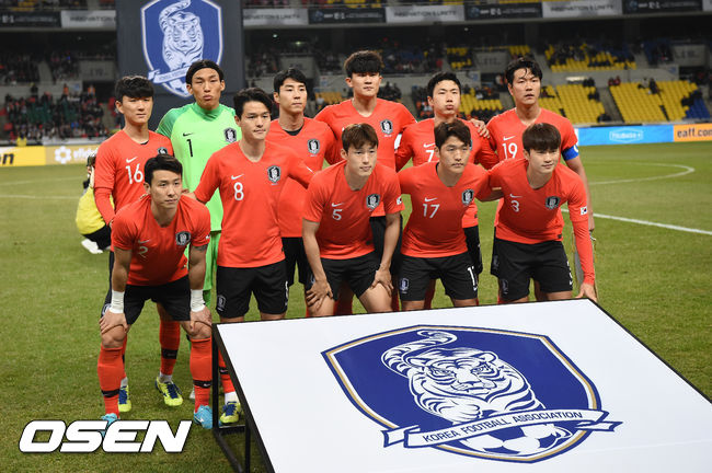 한국 베스트일레븐이 포즈를 취하고 있다. / soul1014@osen.co.kr