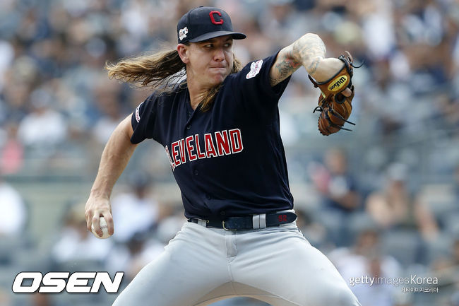 [사진] 클리블랜드 인디언스 마이크 클레빈저. ⓒGettyimages(무단전재 및 재배포 금지)