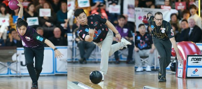 [사진]왼쪽부터 마이클 맥, 홍성우, 스티브 클룀켄