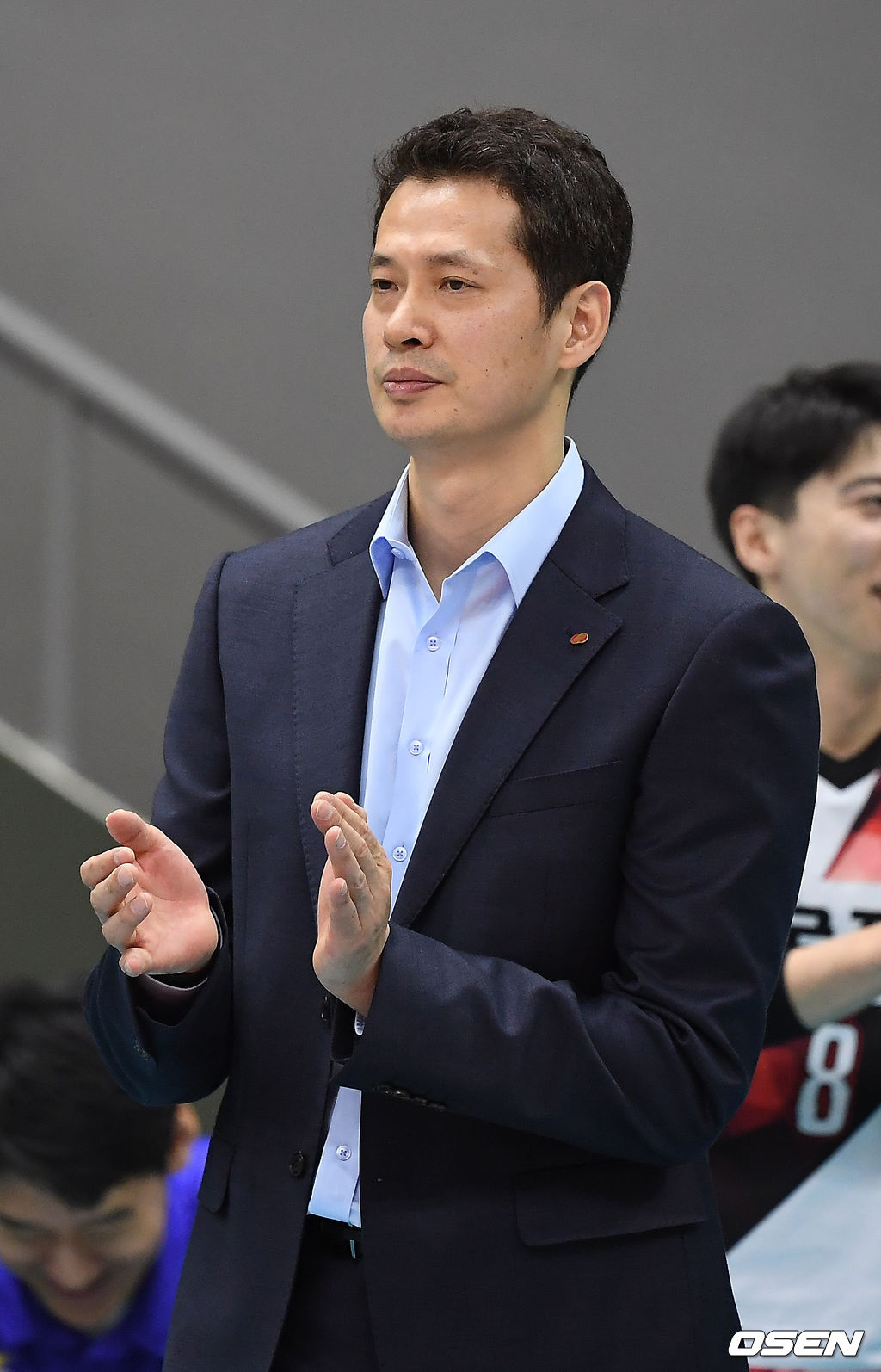 한국전력 장병철 감독이 선수들을 독려하고 있다. /youngrae@osen.co.kr 