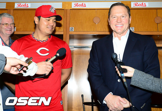 신시내티 시절 추신수와 보라스 /soul1014@osen.co.kr