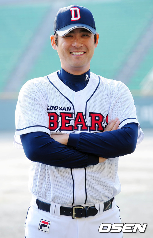 두산 코치 시절 고 조성민./OSEN DB