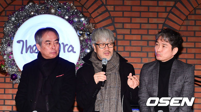 박성식, 김종진, 장기호가 간담회를 하고 있다. /jpnews@osen.co.kr 