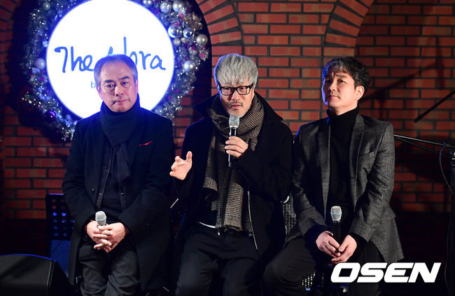 박성식, 김종진, 장기호가 간담회를 하고 있다. /jpnews@osen.co.kr 