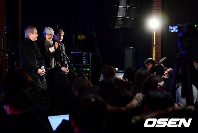 박성식, 김종진, 장기호가 간담회를 하고 있다. /jpnews@osen.co.kr 