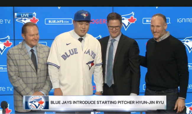 [사진] 토론토 블루제이스 구단 SNS