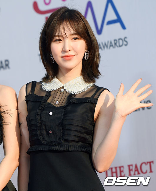 레드벨벳 웬디가 레드카펫을 밟고 있다. / eastsea@osen.co.kr