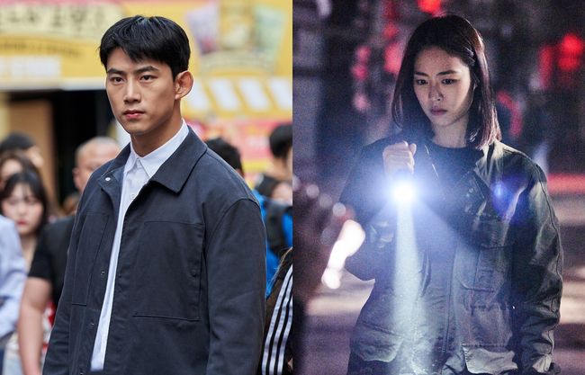 [사진=MBC 제공] '더 게임: 0시를 향하여'의 배우 옥택연(왼쪽)과 이연희가 '2019 MBC 연기대사'에 시상자로 참석한다.