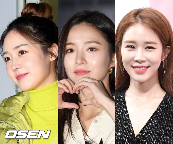 [사진=OSEN DB] 배우 성유리(왼쪽부터), 신세경, 유인나가 연말을 맞아 기부를 펼쳤다.