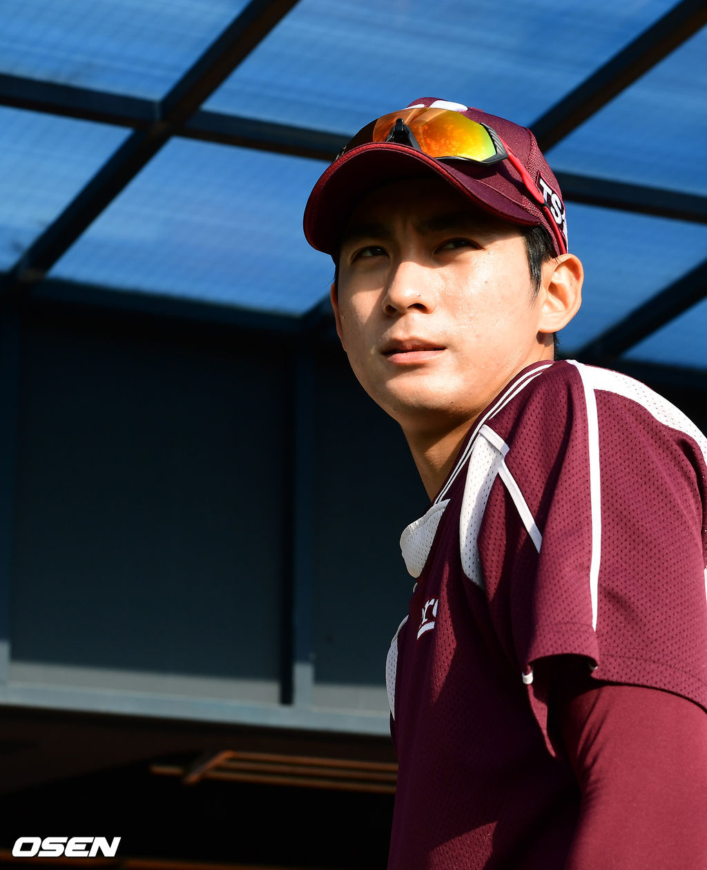 경기에 앞서 키움 이정후가 훈련을 준비하고 있다. /jpnews@osen.co.kr