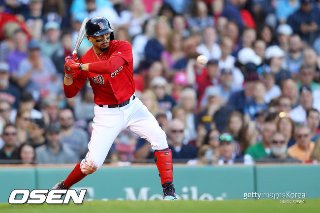 [사진] 보스턴 레드삭스 무키 베츠. ⓒGettyimages(무단전재 및 재배포 금지)
