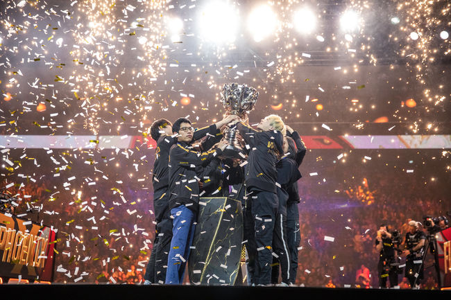 2019 롤드컵에서 우승을 차지한 펀플러스. /라이엇 게임즈 플리커.