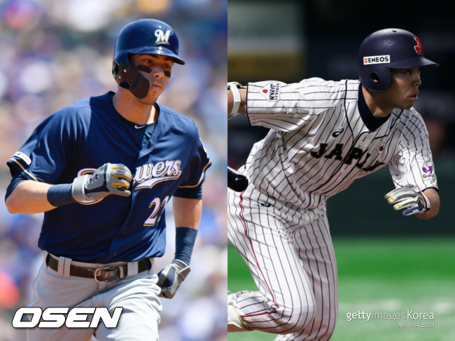 [사진] 크리스티안 옐리치(왼쪽), 아키야마 쇼고. ⓒGettyimages(무단전재 및 재배포 금지)