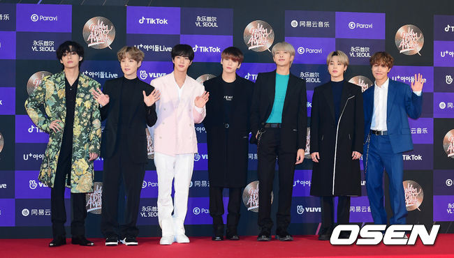 방탄소년단이 포즈를 취하고 있다. /jpnews@osen.co.kr