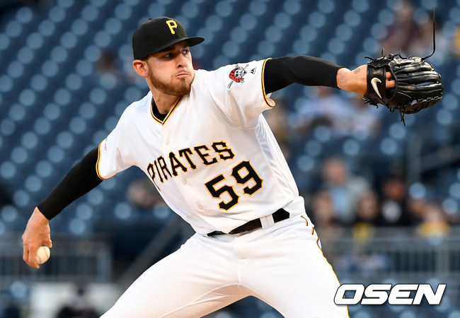 피츠버그 선발 조 머스그로브가 힘차게 공을 뿌리고 있다. /dreamer@osen.co.kr