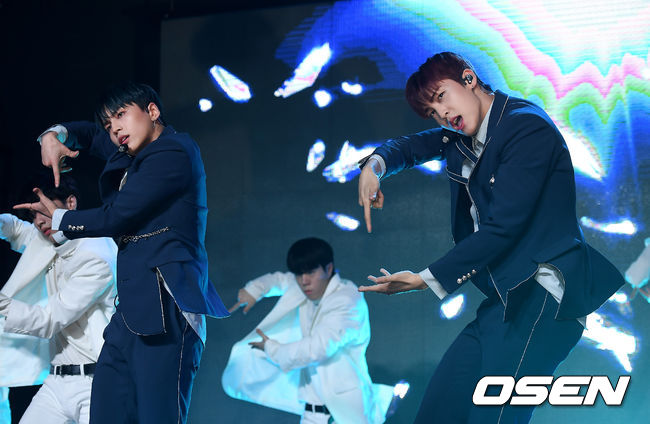 비오브유 김국헌, 송유빈이 무대를 선보이고 있다. /youngrae@osen.co.kr 