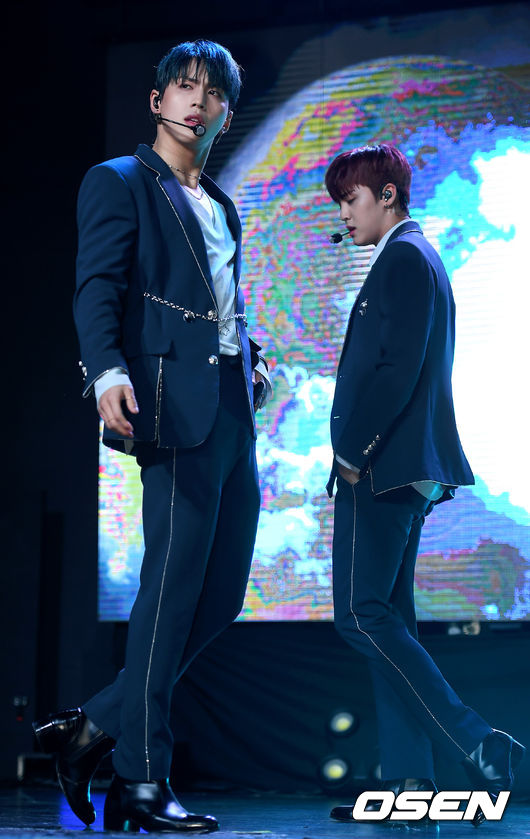 비오브유 김국헌, 송유빈이 무대를 선보이고 있다. /youngrae@osen.co.kr