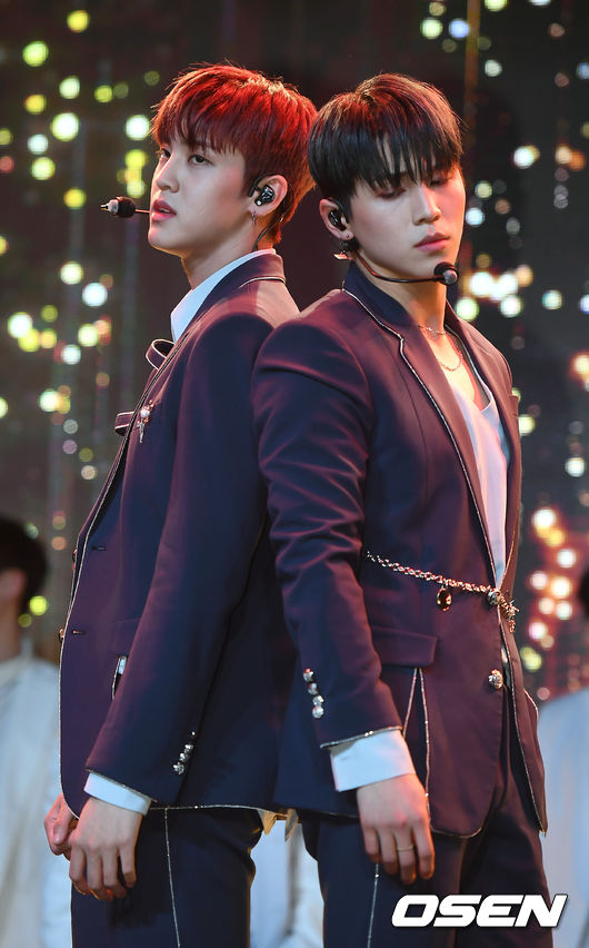 비오브유 김국헌, 송유빈이 무대를 선보이고 있다. /youngrae@osen.co.kr