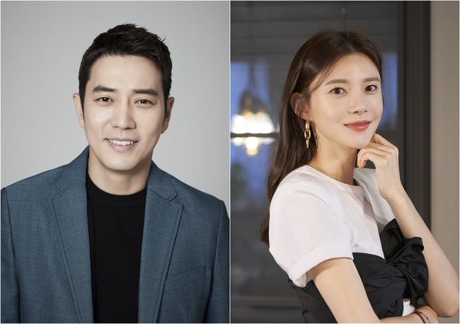 배우 주상욱(왼쪽)과 차예련이 소외계층 아동과 어르신들을 위해 기부했다. 윌엔터테인먼트, HB엔터테인먼트 제공