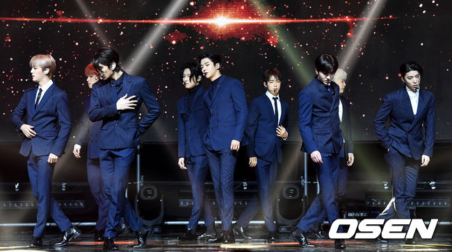 SF9이 타이틀곡 ‘굿 가이’(Good Guy) 무대를 펼치고 있다. /dreamer@osen.co.kr