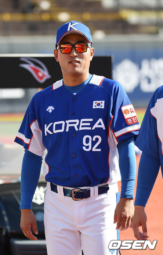 국가대표팀 코치 시절 최원호 한화 퓨처스 감독 /youngrae@osen.co.kr