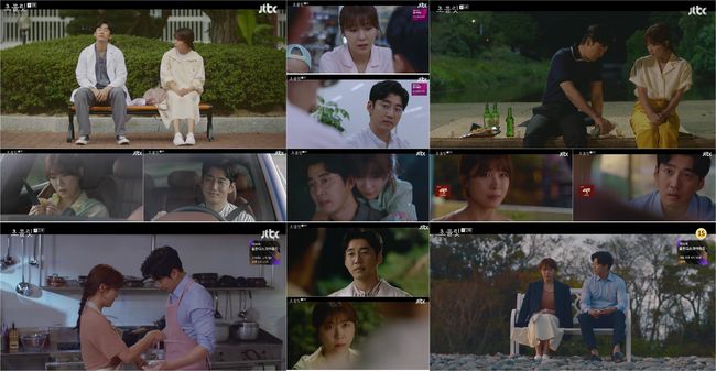 [사진=JTBC 제공] '초콜릿' 윤계상, 하지원이 애틋한 '문리버' 커플로 사랑받고 있다.