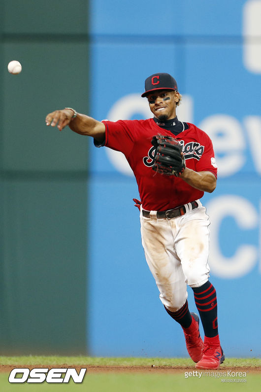 [사진] 클리블랜드 인디언스 프란시스코 린도어. ⓒGettyimages(무단전재 및 재배포 금지)