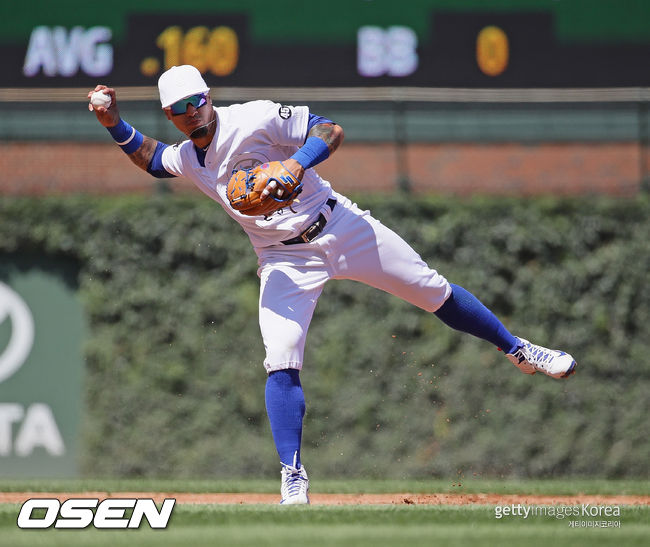 [사진] 시카고 컵스 하비에르 바에즈. ⓒGettyimages(무단전재 및 재배포 금지)