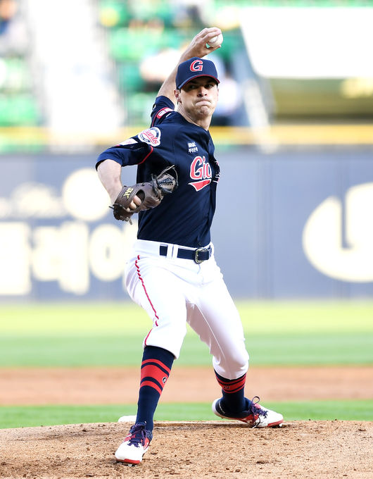 [사진] 롯데 자이언츠 시절 브룩스 레일리 / OSEN DB