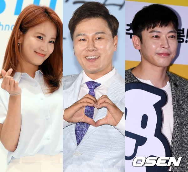 [사진=OSEN DB] 코미디언 김지민(왼쪽부터), 변기수과 가수 최제우가 배우 김승현의 결혼식을 위해 사회와 축가로 나선다.