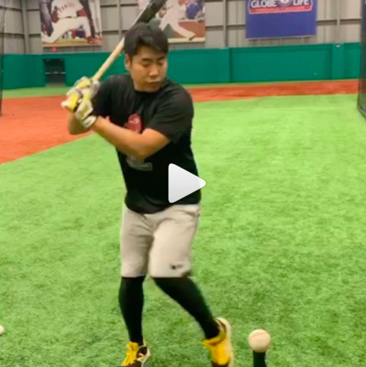 [사진] 강정호가 11일 공개한 훈련 영상 캡처