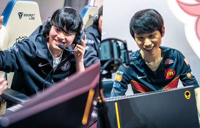 '루키' 송의진(왼쪽)과 '도인비' 김태상. /라이엇 게임즈 플리커.