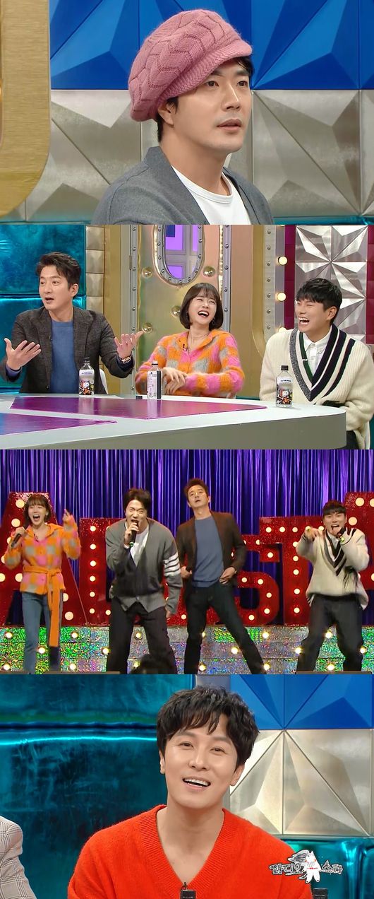 [사진=MBC 제공] '라디오스타'에 권상우가 '히트맨' 배우들과 출연해 '핑크 소라게 짤'을 탄생시킨다.