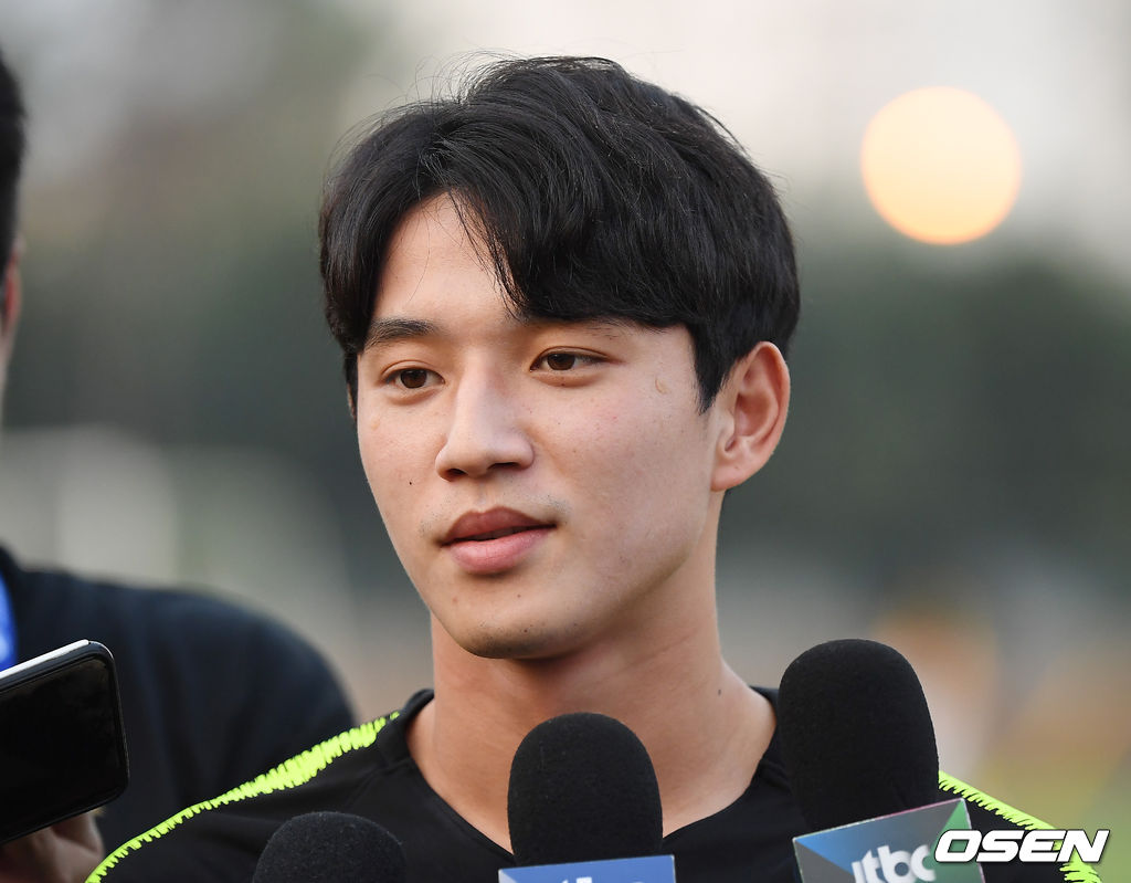 정승원이 인터뷰를 하고 있다. /youngrae@osen.co.kr 