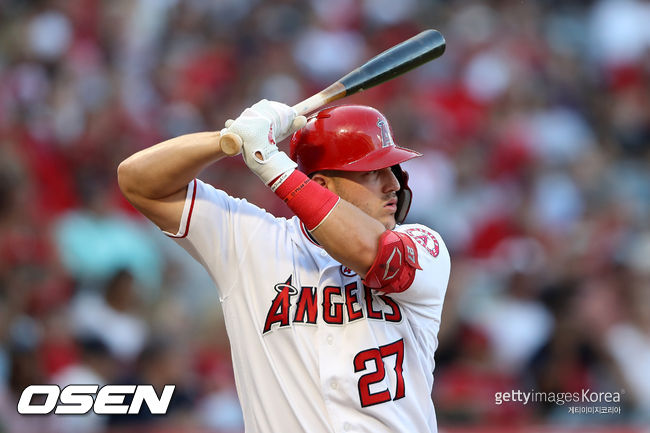 [사진] LA 에인절스 마이크 트라웃. ⓒGettyimages(무단전재 및 재배포 금지)