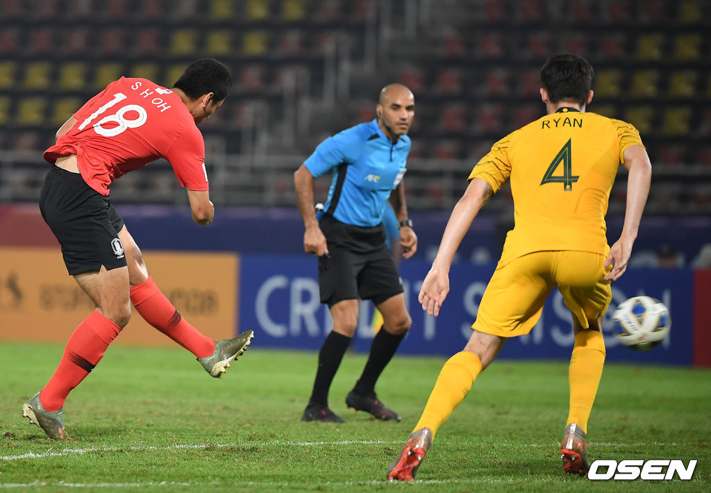 오세훈이 슈팅을 하고 있다. /youngrae@osen.co.kr