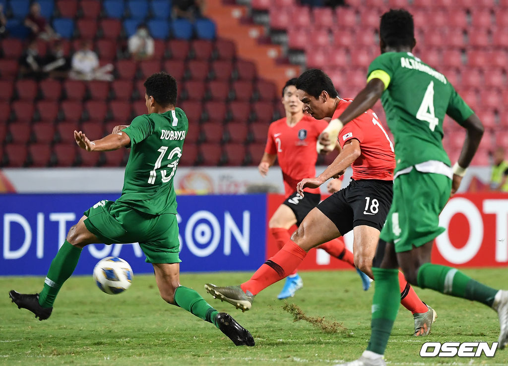 오세훈이 슈팅을 시도하고 있다. /youngrae@osen.co.kr