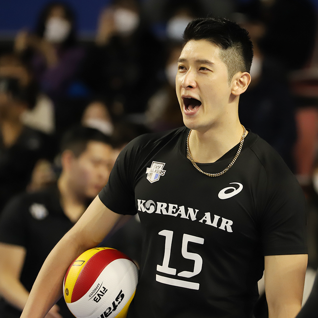 [사진] 현대캐피탈 문성민 /대한항공 점보스 제공