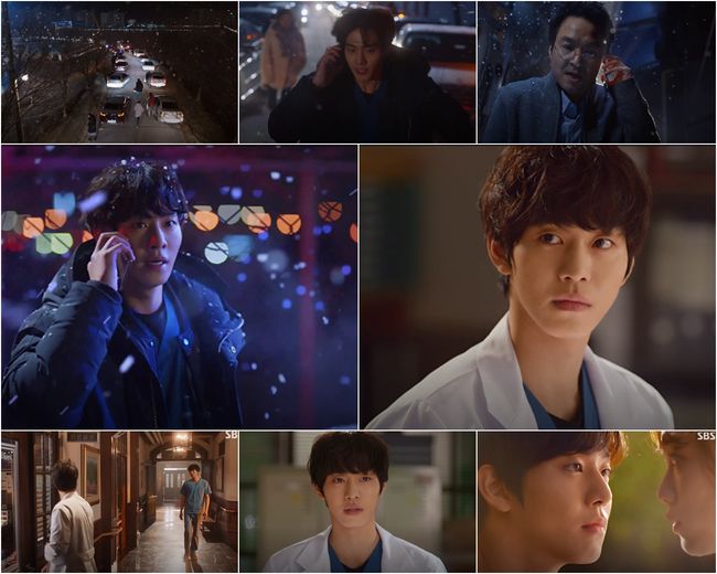 [사진=SBS 방송화면] 배우 안효섭이 '낭만닥터 김사부 시즌2'에서 열연 중이다.