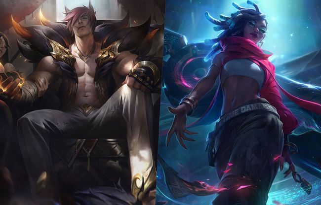 세트(왼쪽)와 세나. /라이엇 게임즈 제공.