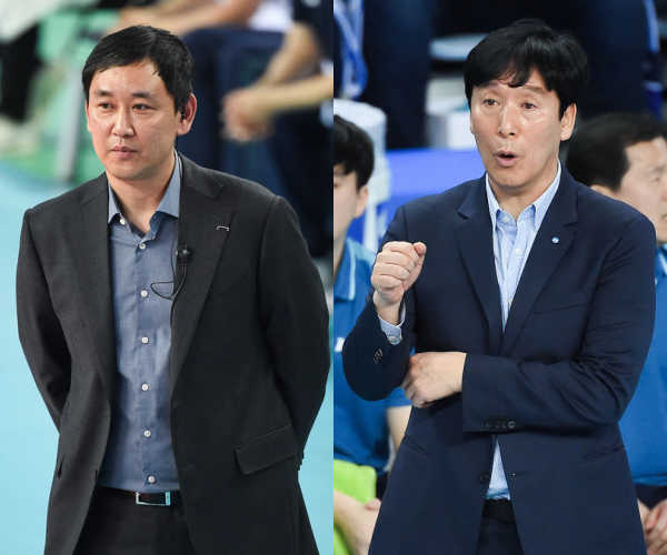 [사진] 최태웅 감독(좌)-신영철 감독(우) / OSEN DB