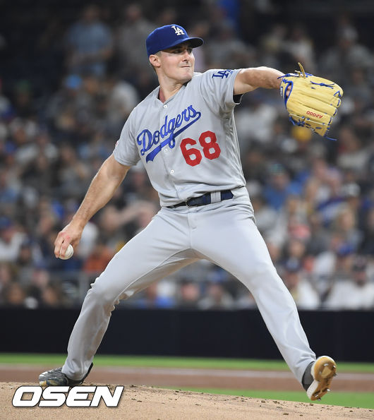 다저스 선발투수 스트리플링이 역투하고 있다.  / soul1014@osen.co.kr