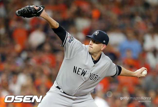 [사진] 뉴욕 양키스 제임스 팩스턴. ⓒGettyimages(무단전재 및 재배포 금지)