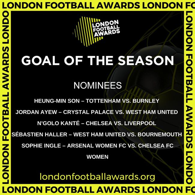 [사진] 런던 풋볼 어워즈 공식 트위터.