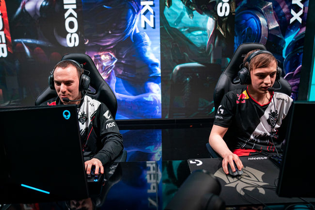 '퍽즈' 루카 페르코비치(왼쪽)와 '캡스' 라스무스 뷘터. /라이엇 게임즈 플리커.