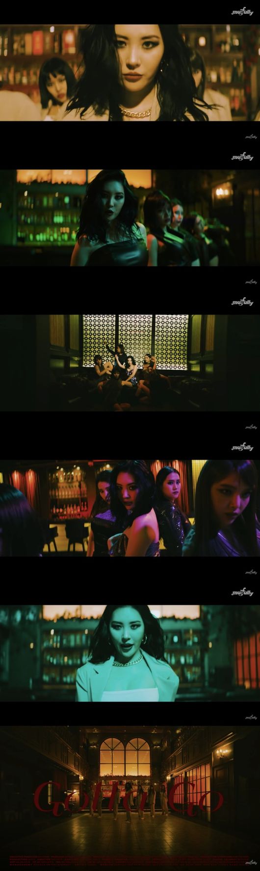 [사진=뮤플리 유튜브 화면] 가수 선미의 '엑스엑스' OST '가라고' 퍼포먼스 영상이 공개됐다.