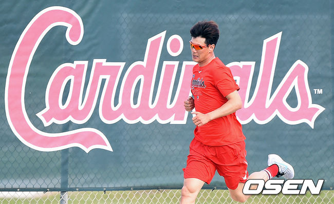 불펜피칭 마친 김광현이 러닝을 하고 있다. / soul1014@osen.co.kr